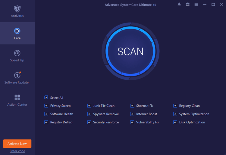 Download Advanced SystemCare Ultimate 16 Full Key Tăng tốc Windows