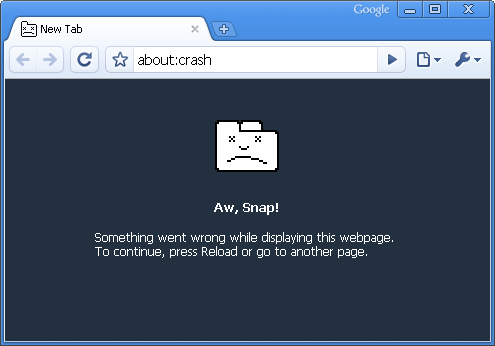 Turn off suspended tabs on Chrome