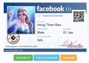 Hướng dẫn tạo Facebook ID Card 3