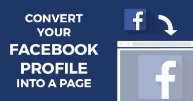 Turn personal Facebook into Fanpage