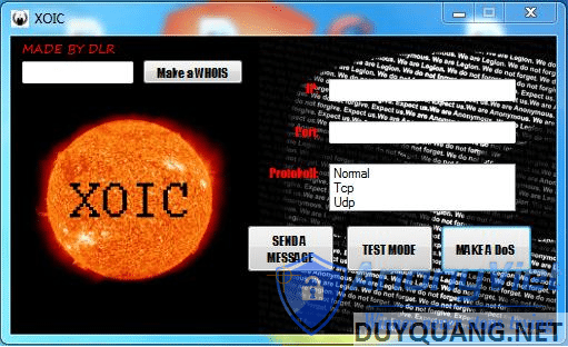 Tool DDOS XOIC 1.3 cũ nhưng cực kỳ nguy hiểm 3