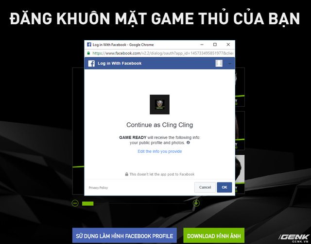 Đổi Avatar Facebook để nhận ngay card đồ họa GTX 1060 từ NVIDIA