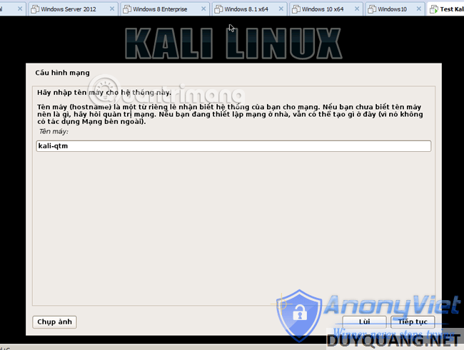 Cài đặt và sử dụng Kali Linux trên VmWare