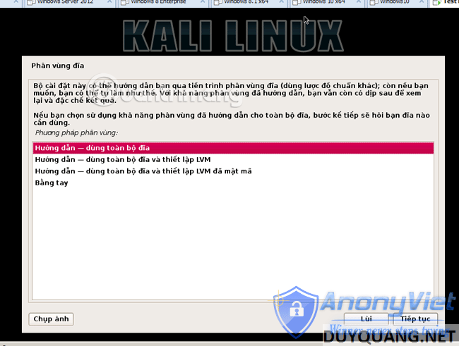 Install and use Kali Linux on VmWare 40