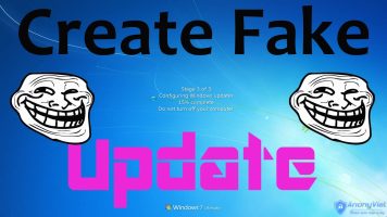 How to Fake Update Window to troll friends