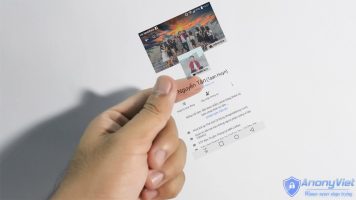 Instructions to create a transparent Facebook photo on the chin on the hand with Picsart