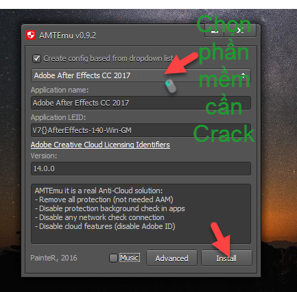 Instructions to crack all Adobe software 2017
