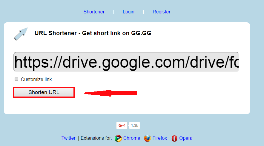 How to shorten the link extremely short and can adjust the link 10