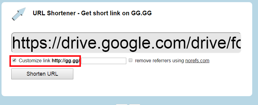 How to shorten the link extremely short and adjust the link 12