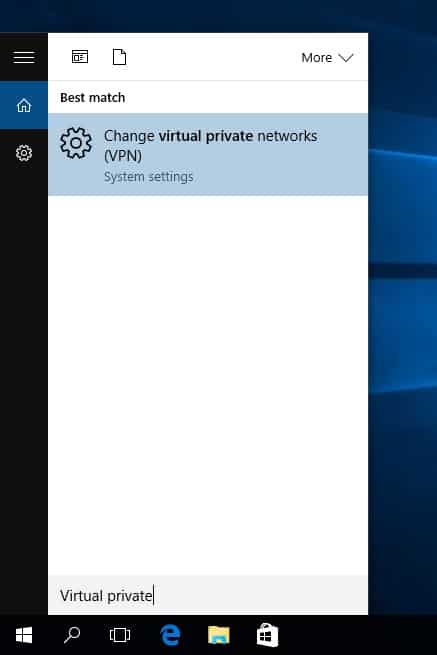 tao vpn client su dung windows 10 1