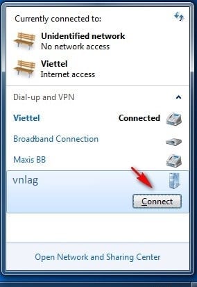 tao vpn client su dung windows 7 5