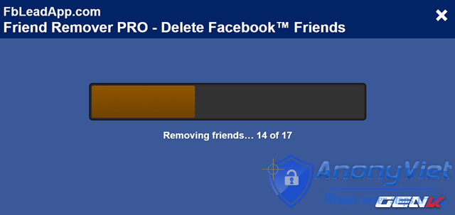 Delete all Facebook friends in 2s 19