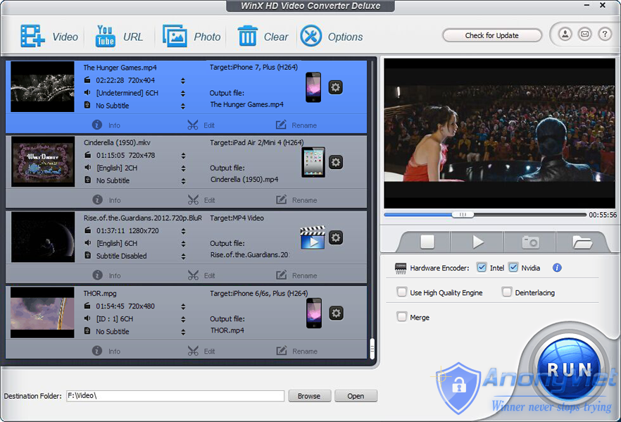 winx video converter for mac - free edition