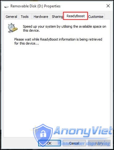 Sử dụng ReadyBoost trong Windows 7, 8, 10