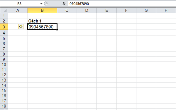 HOW TO ENTER PHONE NUMBER IN EXCEL WITHOUT LOSE 0 11