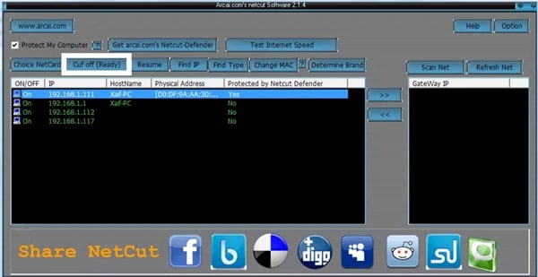 Kill wifi ip address