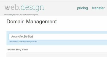 Register Domain Name .Design 1 Free 1 Year