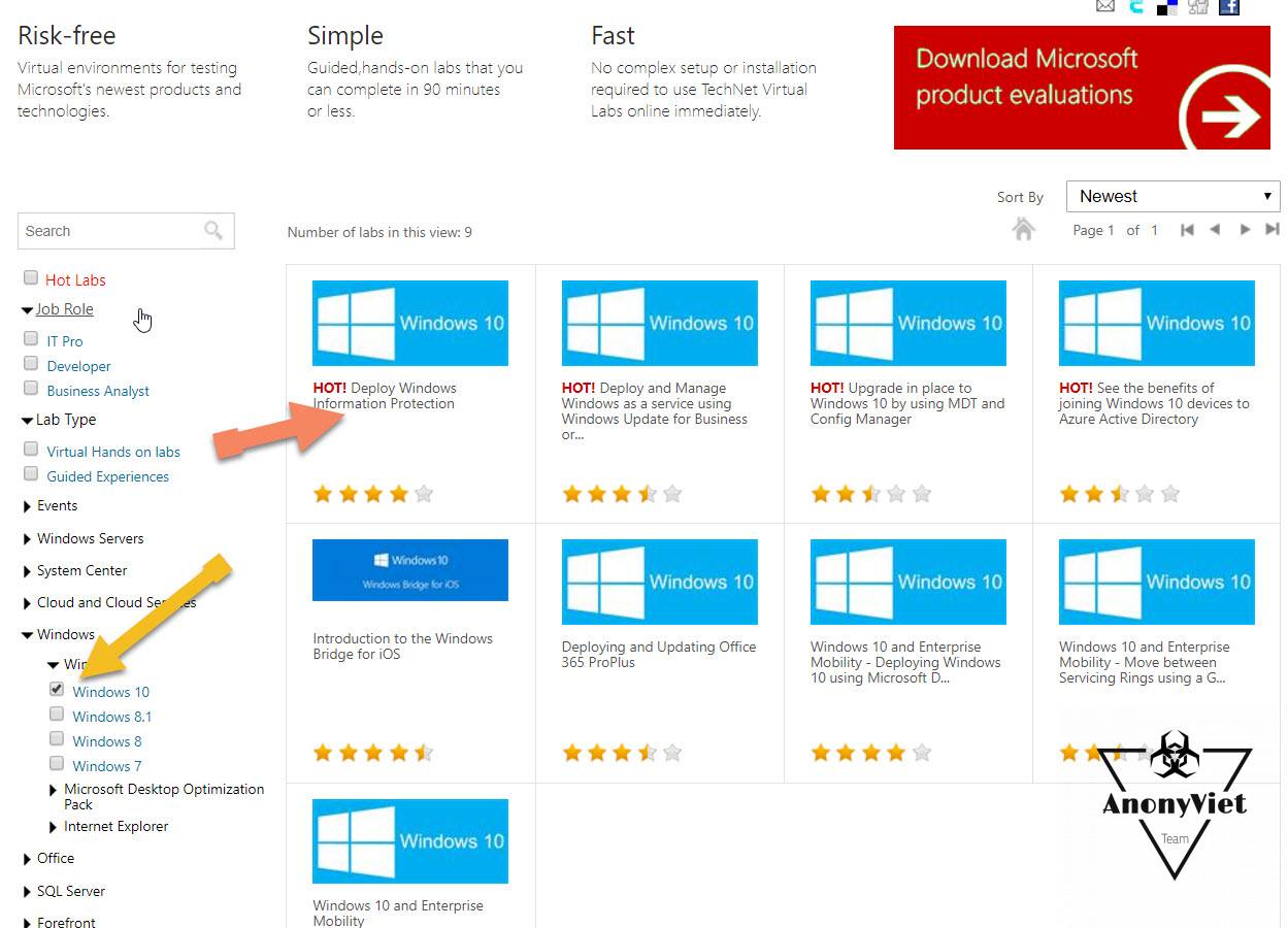 Instructions for registering a new Microsoft VPS 16