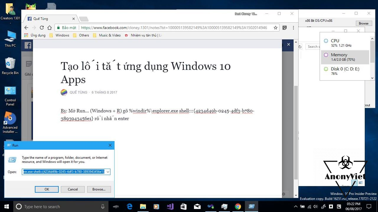 Cách đưa Shortcut Apps Windows 10 ra ngoài Desktop 22