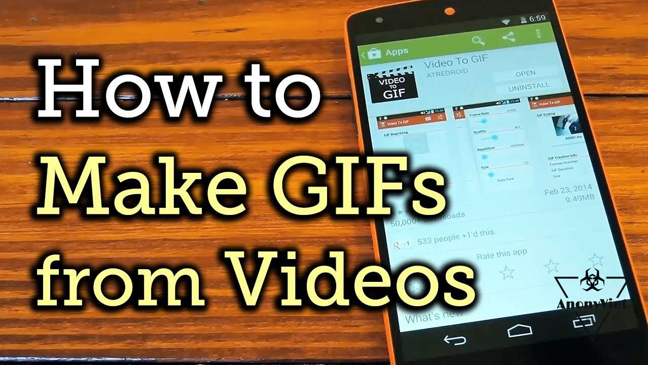 The best ways to create Gif images on Android