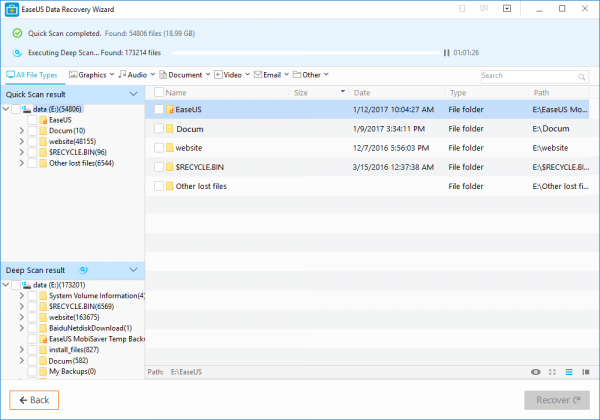 Review phần mềm EaseUS Data Recovery Wizard