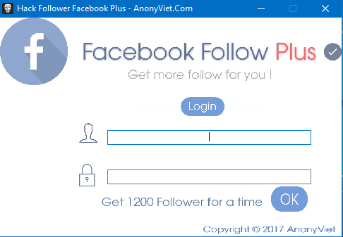 Tool Troll Hack Follow Facebook very hard – AnonyViet