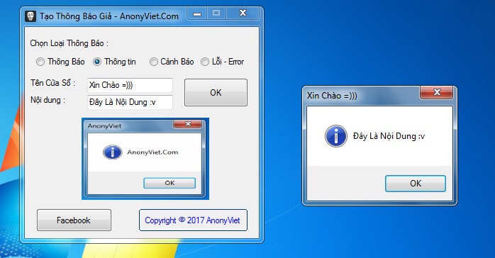 Tool Create Fake Notifications by AnonyViet 3