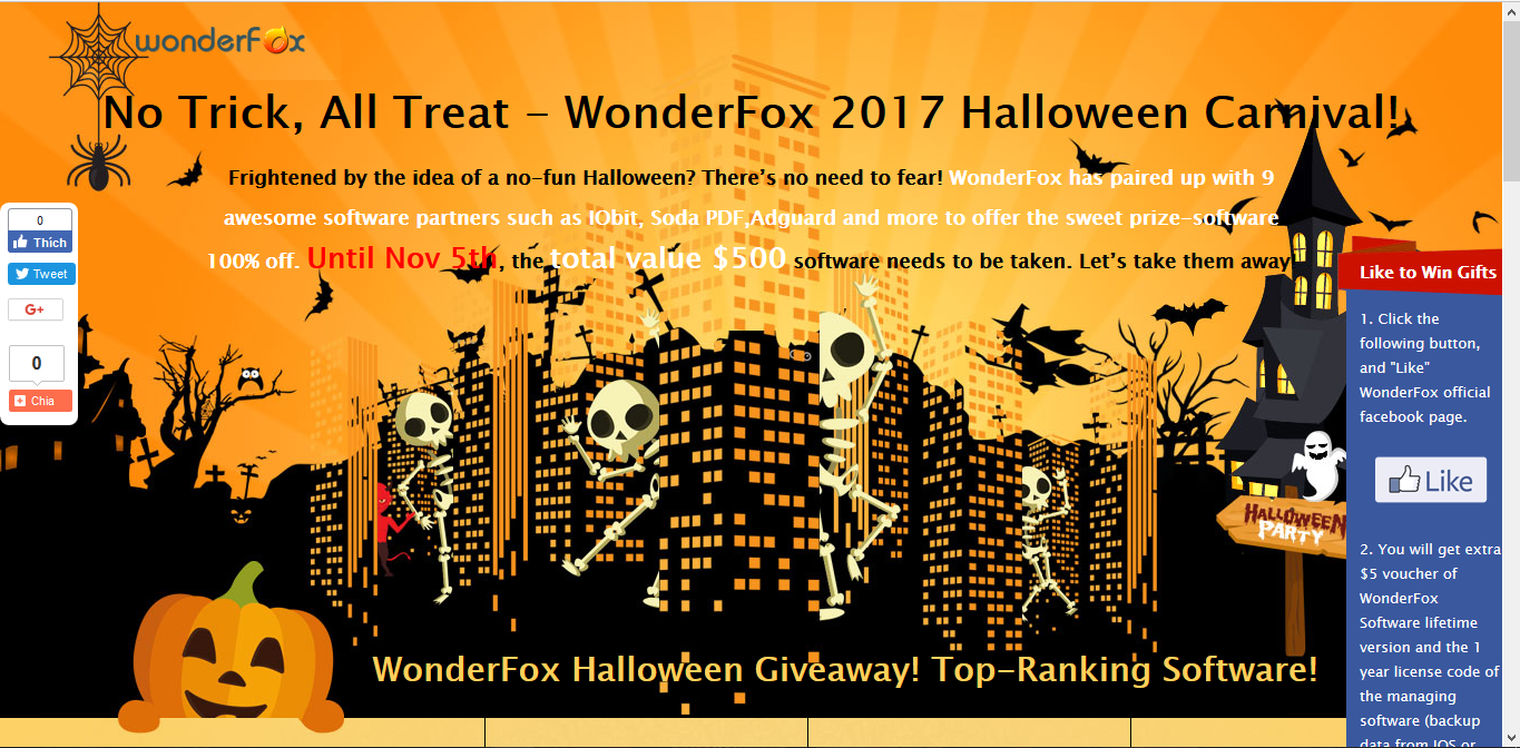 Nhận quà Halloween cực khủng từ hãng phần mềm WonderFox Soft 14