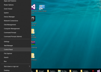 Hướng dẫn đưa Control Panel vào menu Windows X trên Windows 10 5