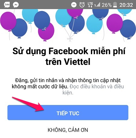 Cách lướt Facebook miễn phí trên Viettel 3G - 4G