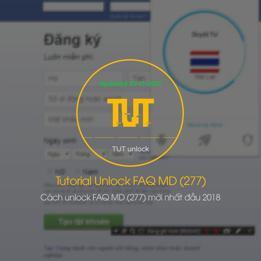 How to unlock the latest FAQ MD (277) early 2018