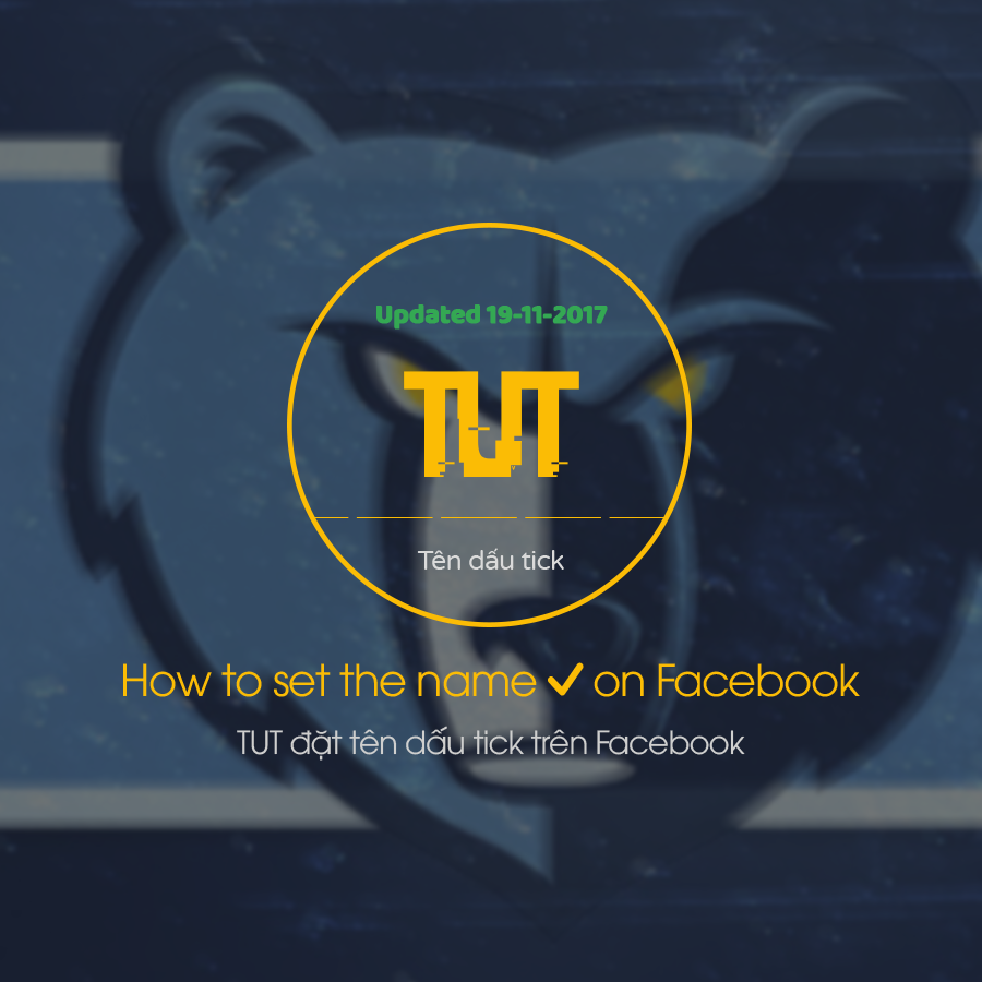 How to name tick marks on Facebook 2018