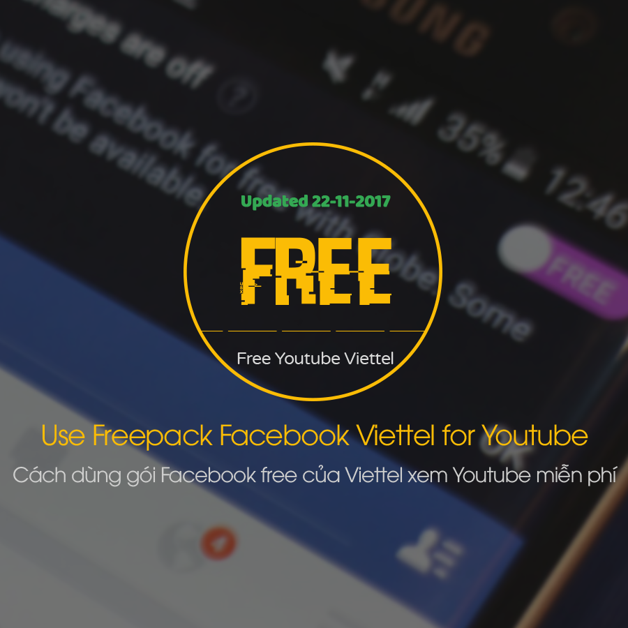 How to watch Youtube for free 3G/4G with Viettel’s Free Facebook package