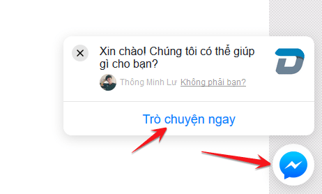 Cách cài đặt live chat Facebook cho Website 6