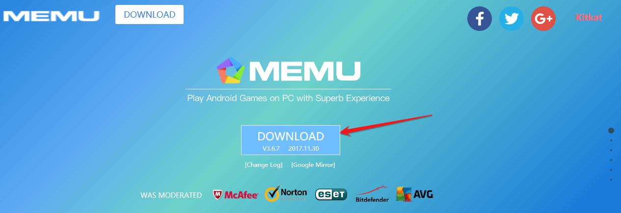 Android emulator software on computer - Memu