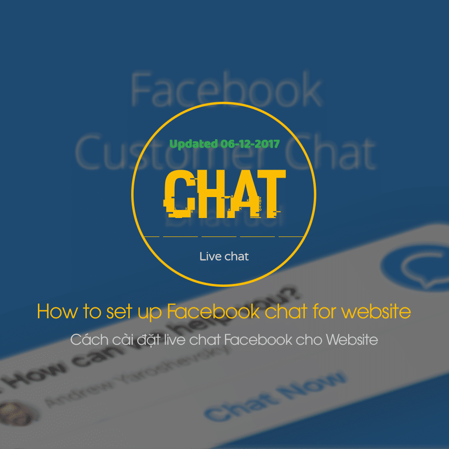 How to install Facebook live chat for Website