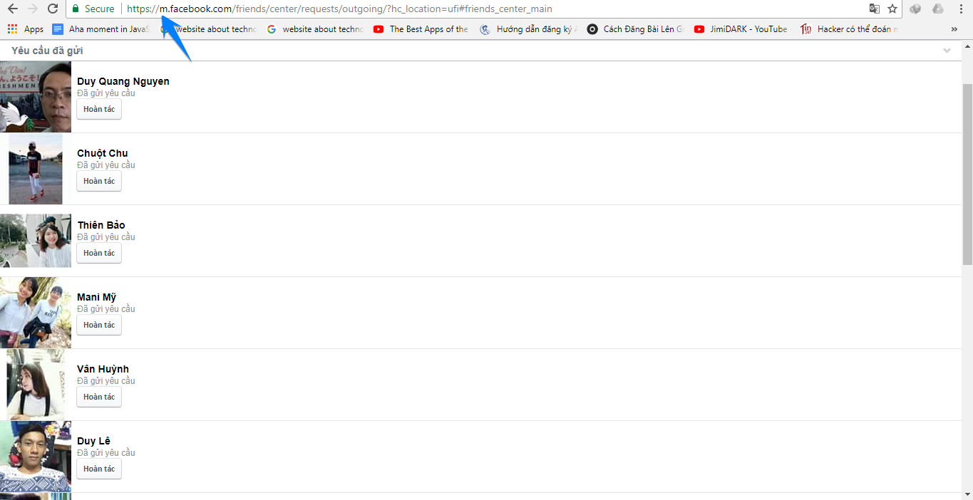 Hướng dẫn hủy tất cả lời mời kết bạn đã gửi trên facebook