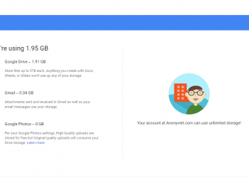 Cách đăng ký Google Drive không giới hạn 3