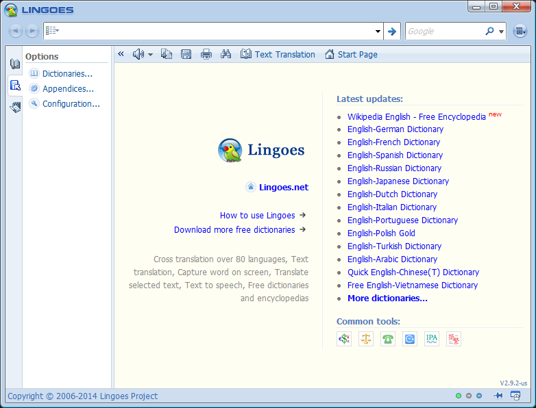Instructions to install Lingoes – The best dictionary lookup software