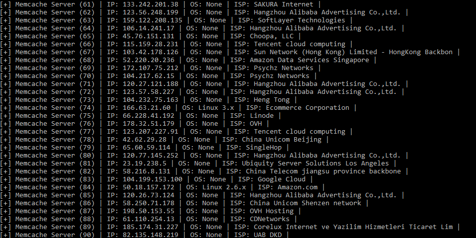 Instructions for DDOS memcached and how to prevent it