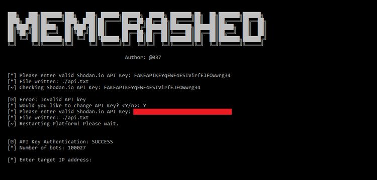 Instructions for DDOS memcached and how to prevent it