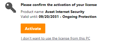 Latest Avast Antivirus software license key 2018