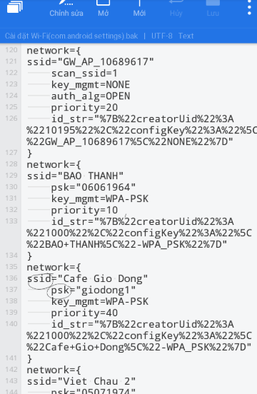 Cách xem lại mật khẩu wifi đã lưu trên điện thoại Android