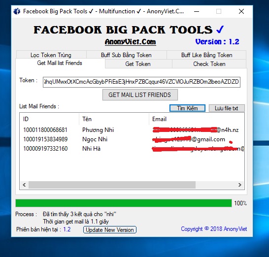 Facebook Big Pack Tools Version 1.6 by AnonyViet 41