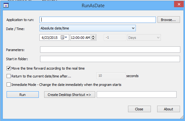 Dùng RunAsDate để Hack phần mềm dùng thử thành vĩnh viển 6