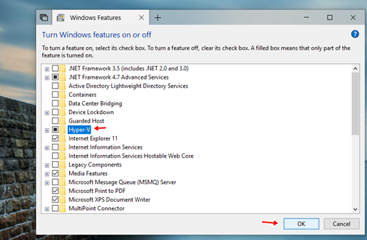 How to activate and use virtual machines available on Windows 10