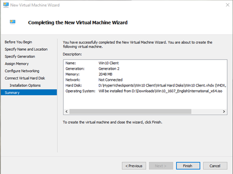 How to activate and use the virtual machine available on Windows 10 30