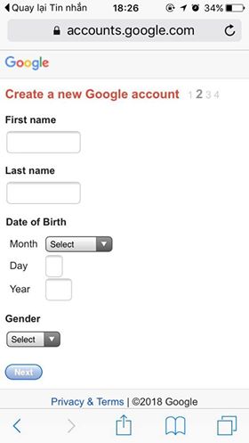 đăng ký nhiều tài khoản Gmail bằng 1 số điện thoại