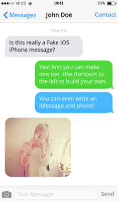 Make SMS and Facebook Comments without Photoshop