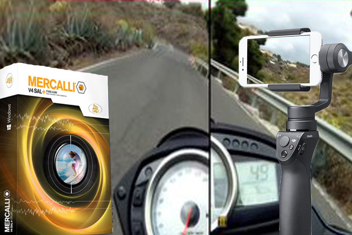 Stabilize video with ProDAD Mercalli 4.0 software with 1 click